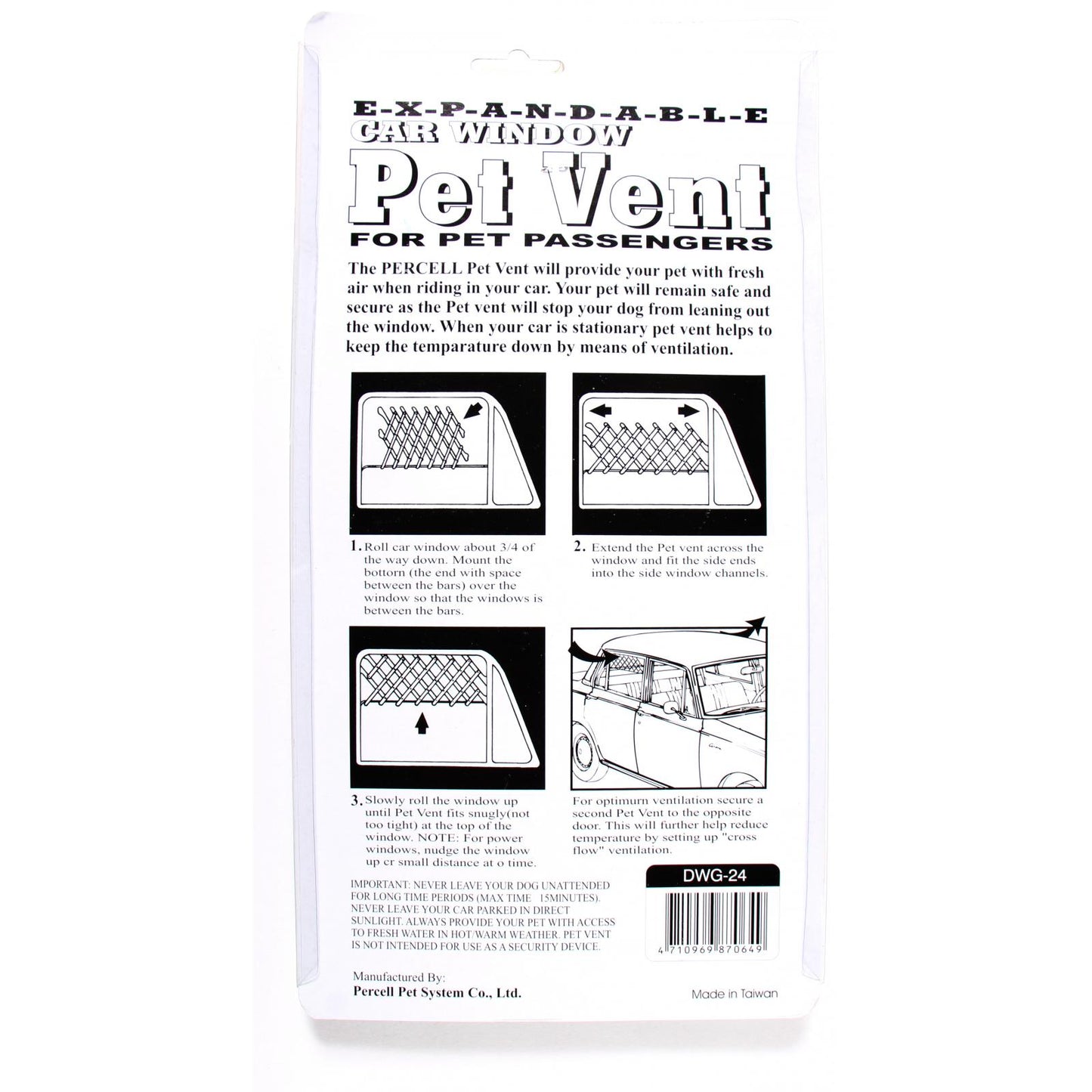 Percell Car Window Vent