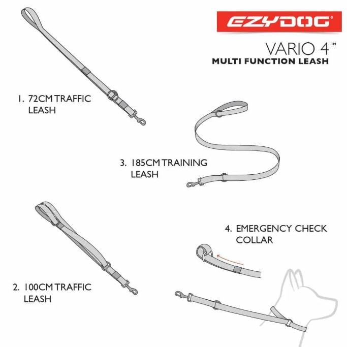 EzyDog Vario 4 Multifunctional Dog Lead
