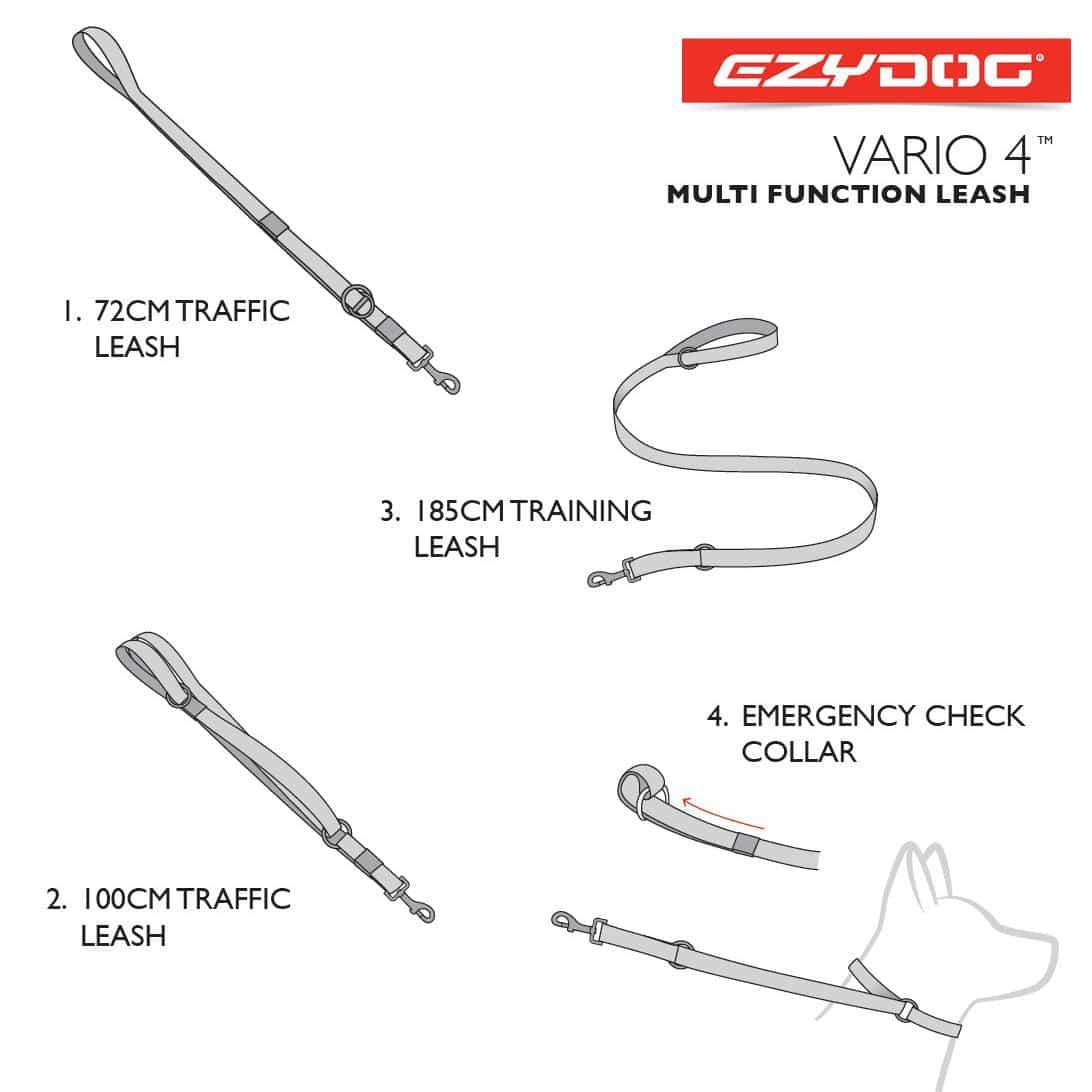 EzyDog Vario 4 Multifunctional Dog Lead