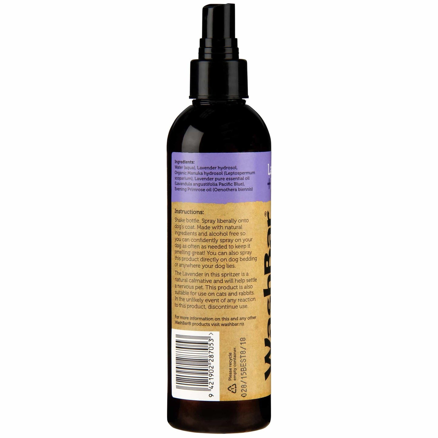 WashBar Daily Lavender & Primrose Spritzer