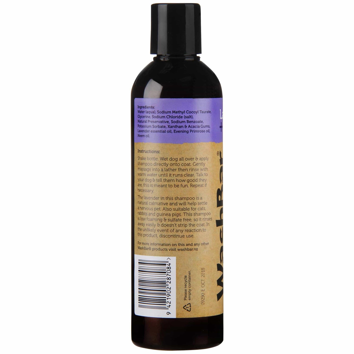 WashBar Natural Shampoo Lavender & Primrose