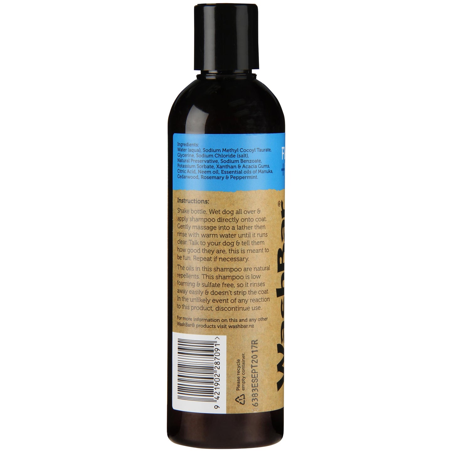 WashBar Natural Shampoo Neem Fresh