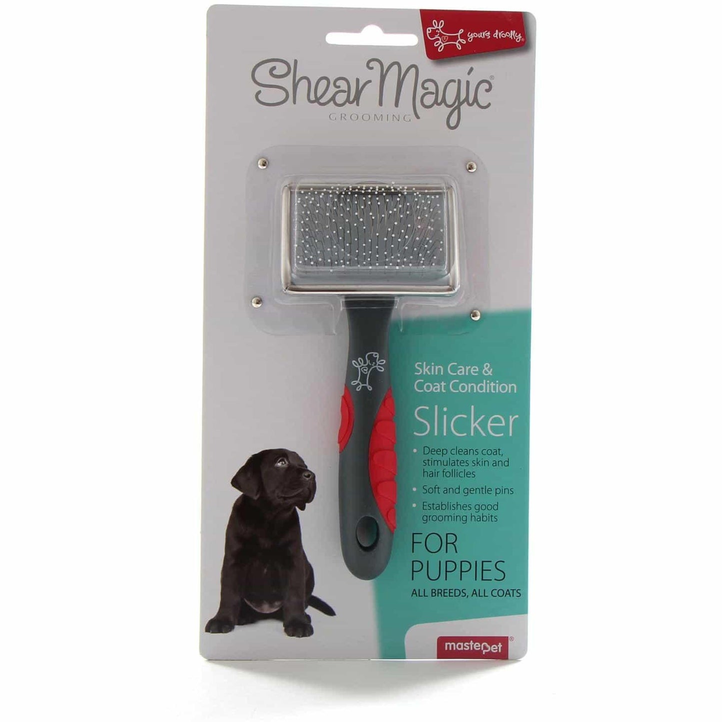 Yours Droolly Shear Magic Puppy Slicker Brush