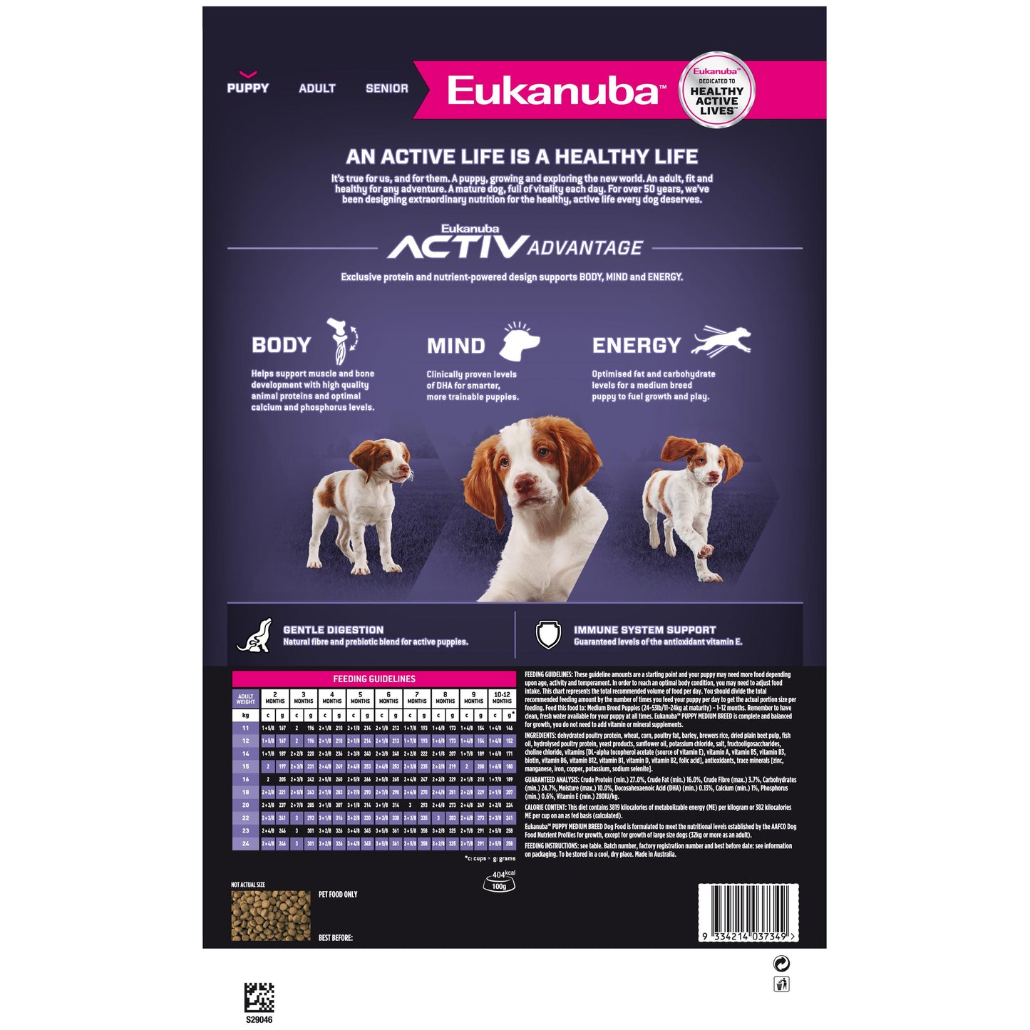 Eukanuba Puppy Medium Breed Dry Dog Food