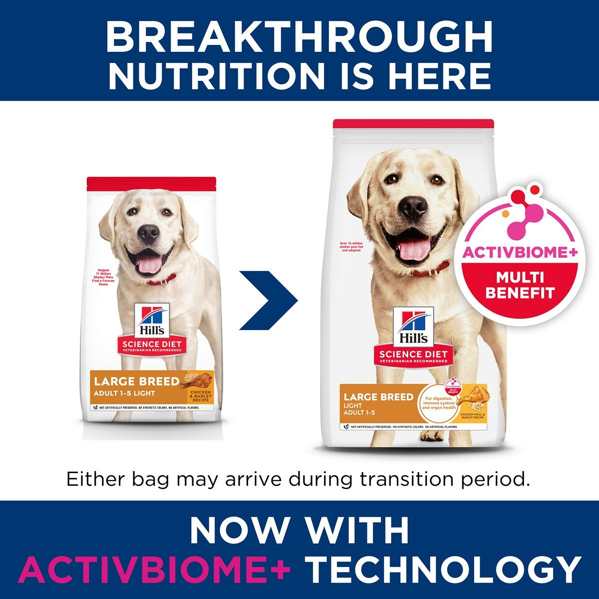 Hill's Science Diet Large Breed Light Dry Dog Food