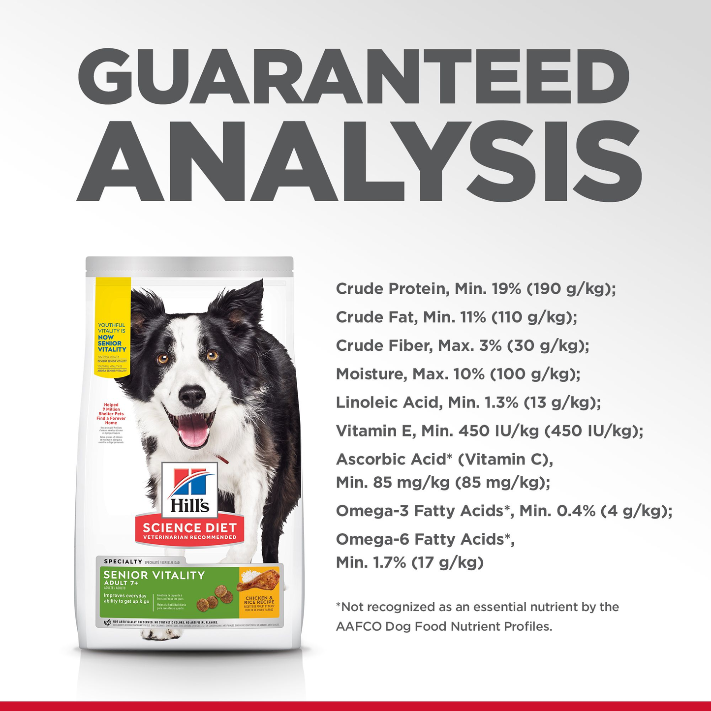 Hill's Science Diet Senior Vitality 7+ Dry Dog Food