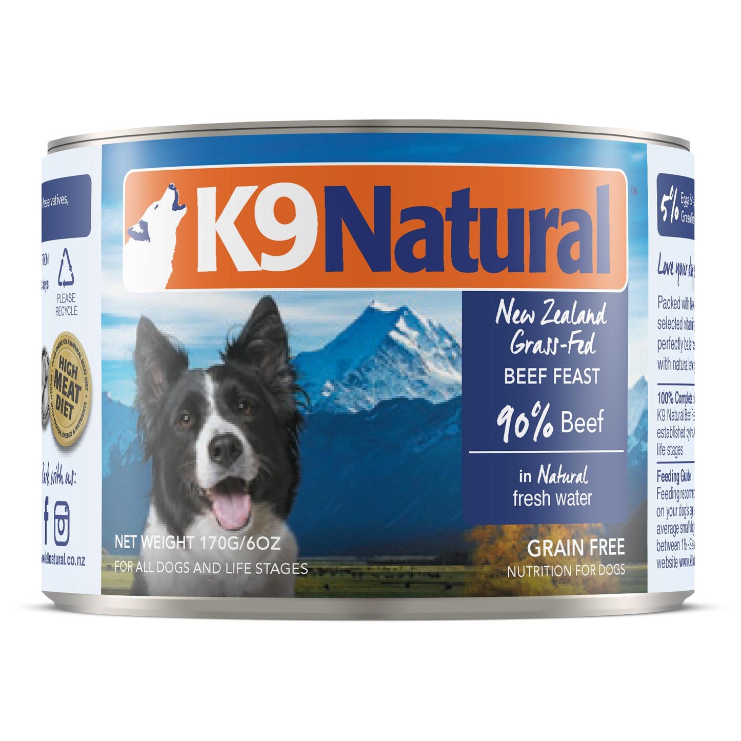 K9 Natural Beef Feast Wet Dog Food