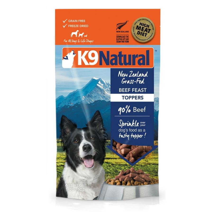 K9 Natural Freeze-Dried Beef Dog Food Topper