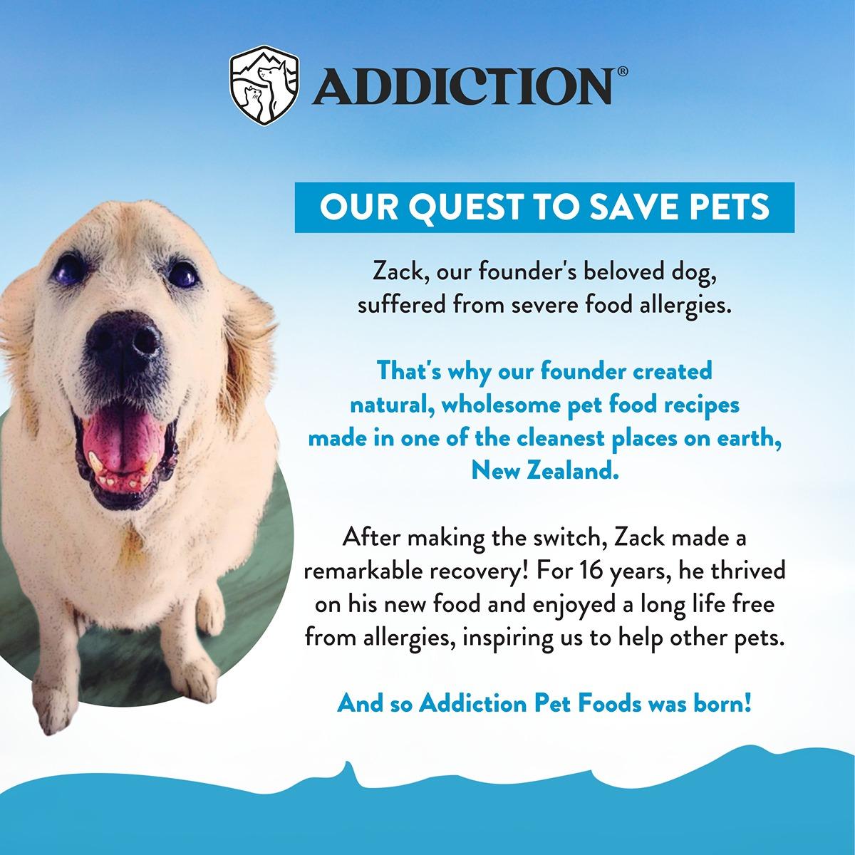 Addiction Salmon Bleu Skin & Coat Dry Dog Food