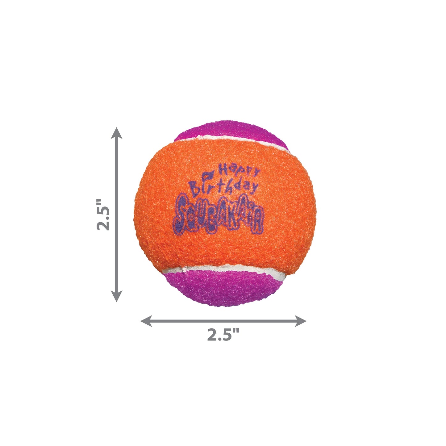 KONG Squeak Air Birthday Tennis Balls