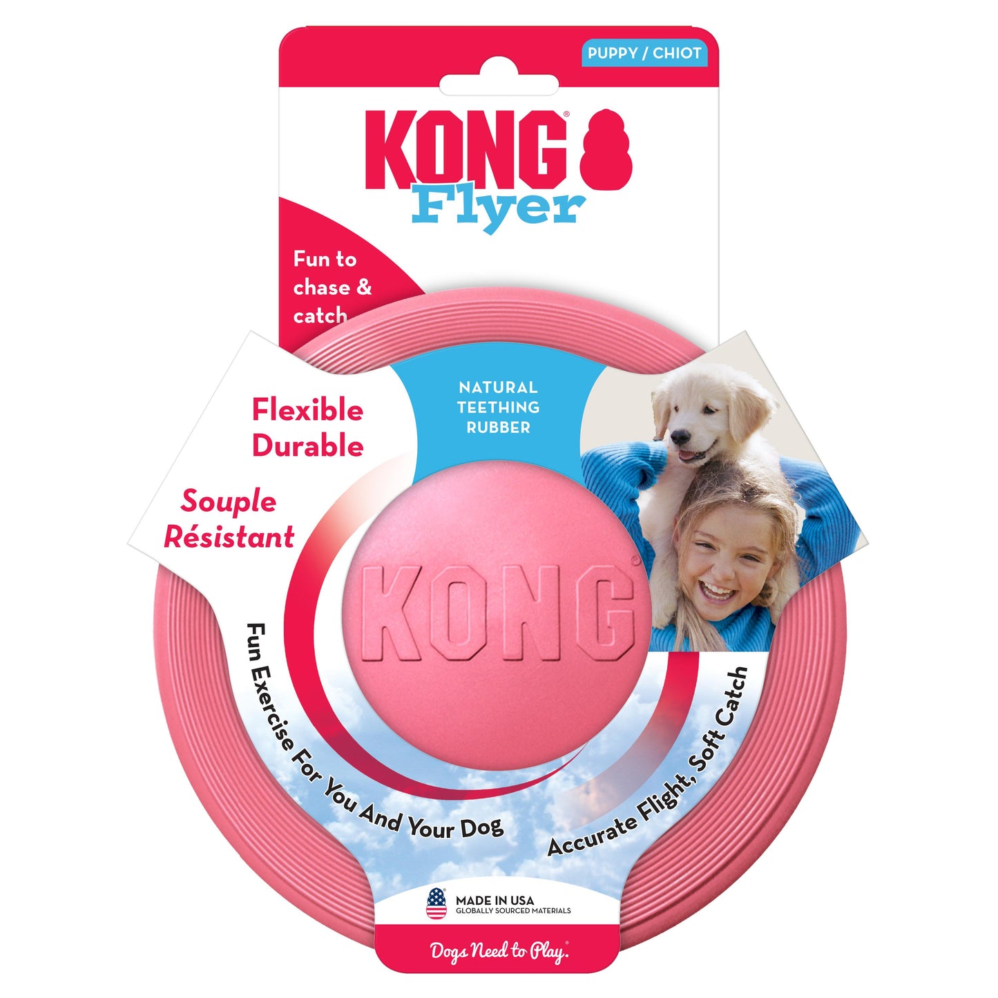 Kong Puppy Flyer Dog Toy