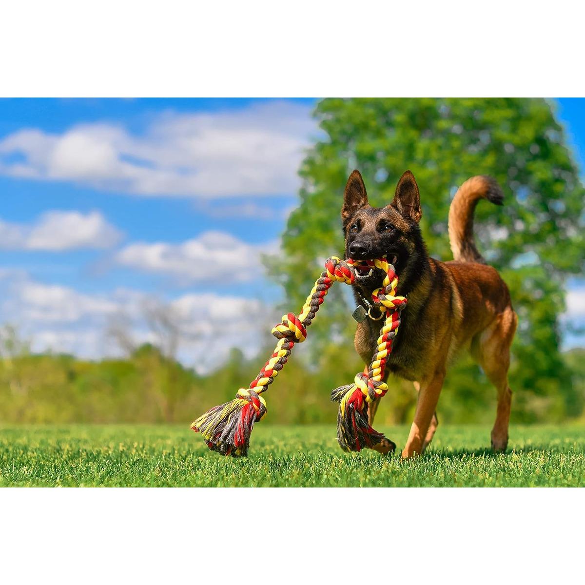Mammoth Five Knot Tug Dog Toy
