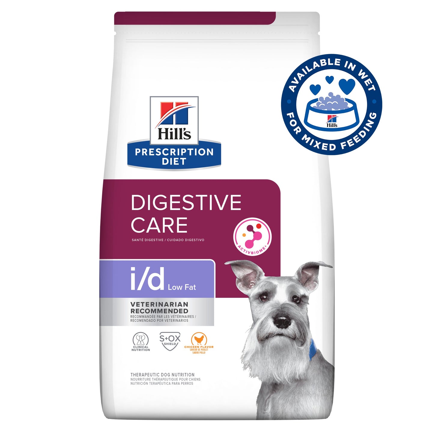 Hill's Prescription Diet i/d Low Fat Digestive Care Chicken Dry Dog Food