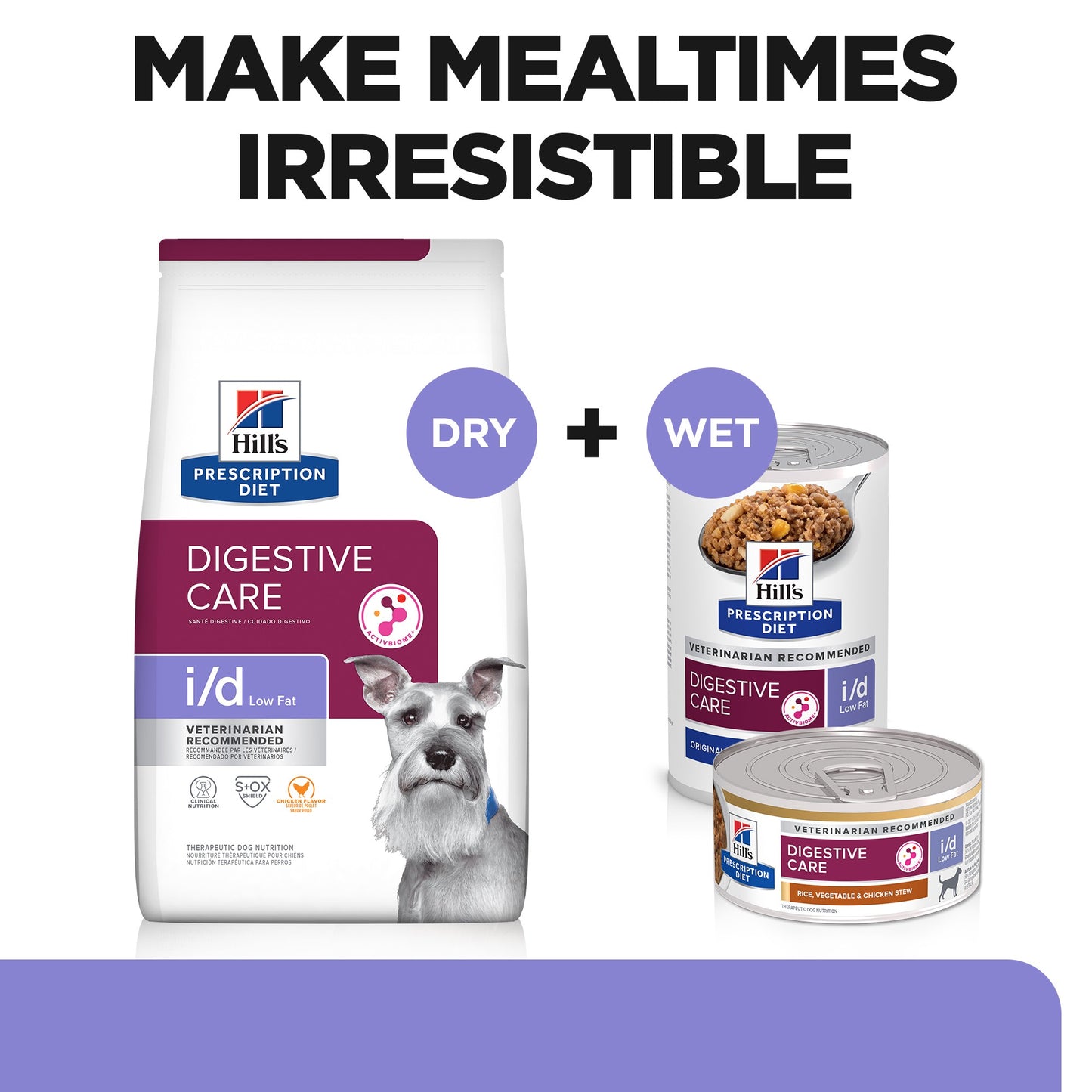 Hill's Prescription Diet i/d Low Fat Digestive Care Chicken Dry Dog Food