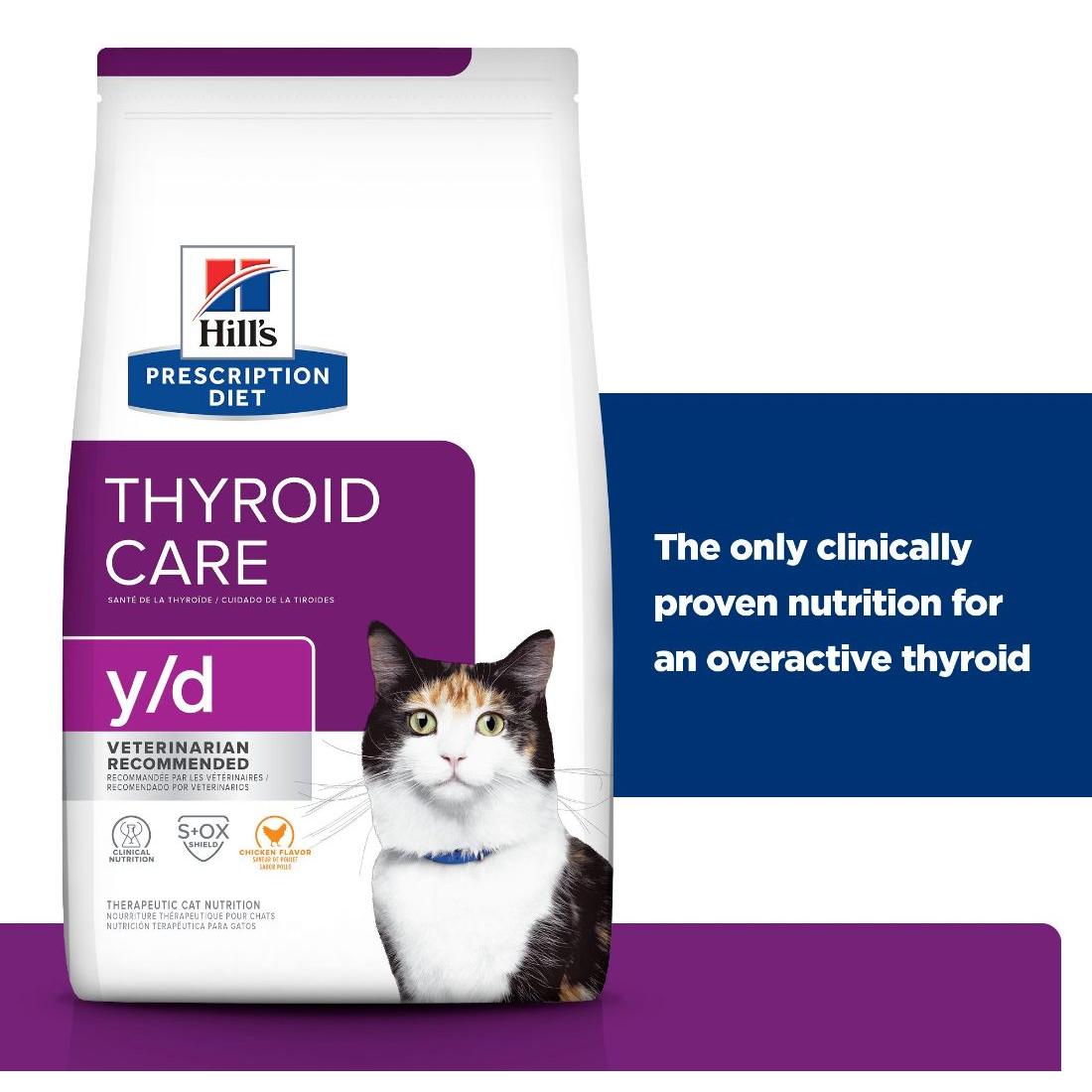 Hill's Prescription Diet y/d Thyroid Care Original Dry Cat Food