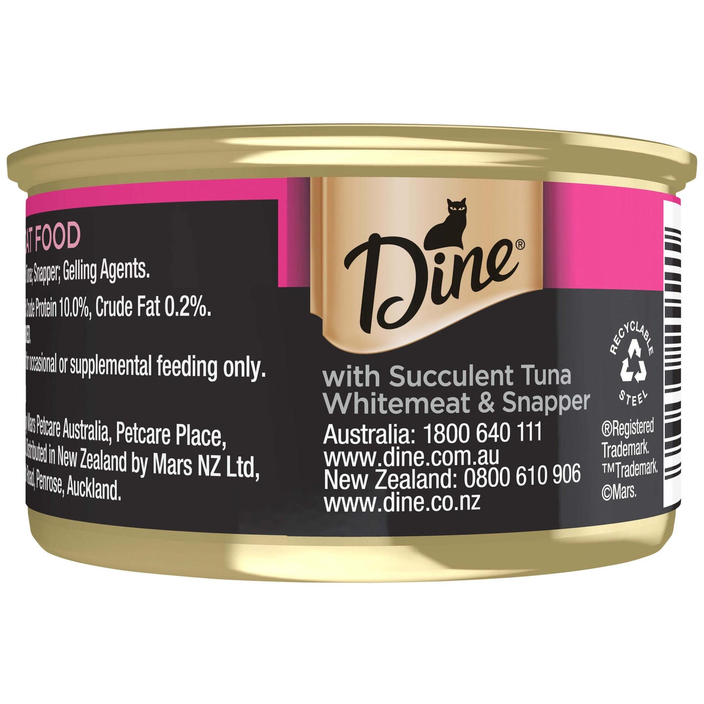 Dine Desire Tuna Whitemeat & Snapper Wet Cat Food