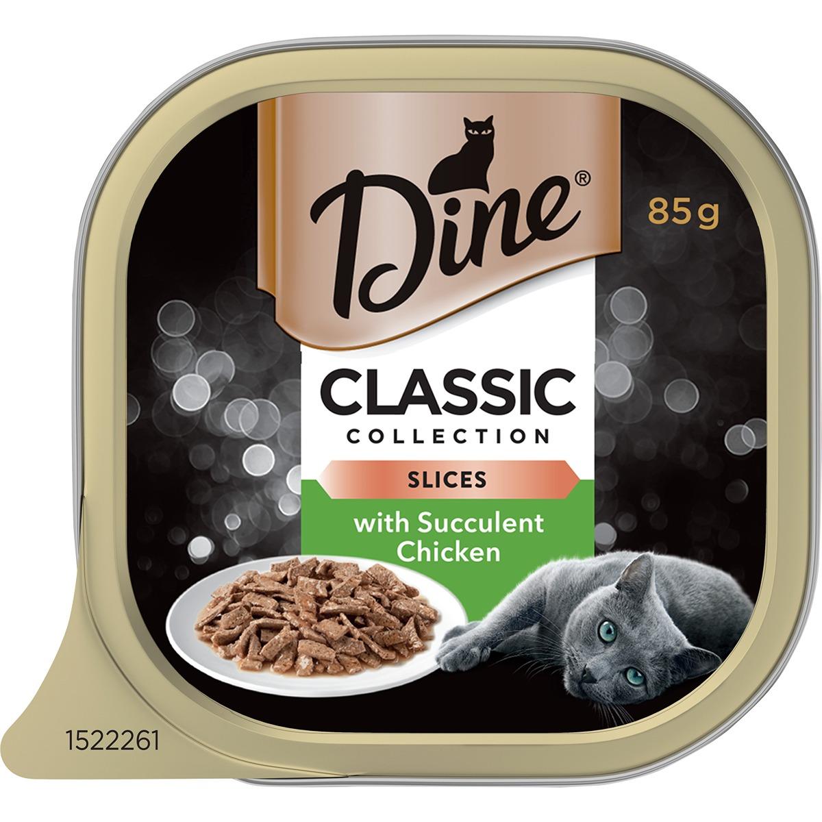 Dine Slices with Succulent Chicken Wet Cat Food