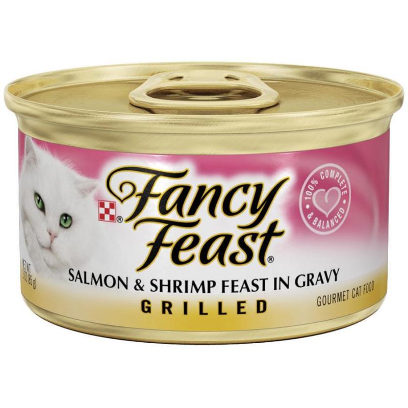 Fancy Feast Grilled Salmon & Shrimp Wet Cat Food