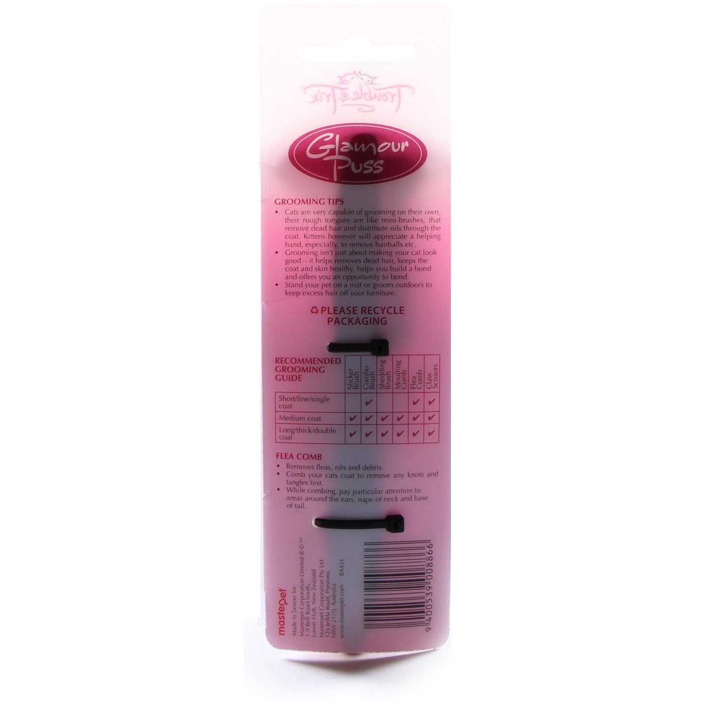 Glamour Puss Flea Comb