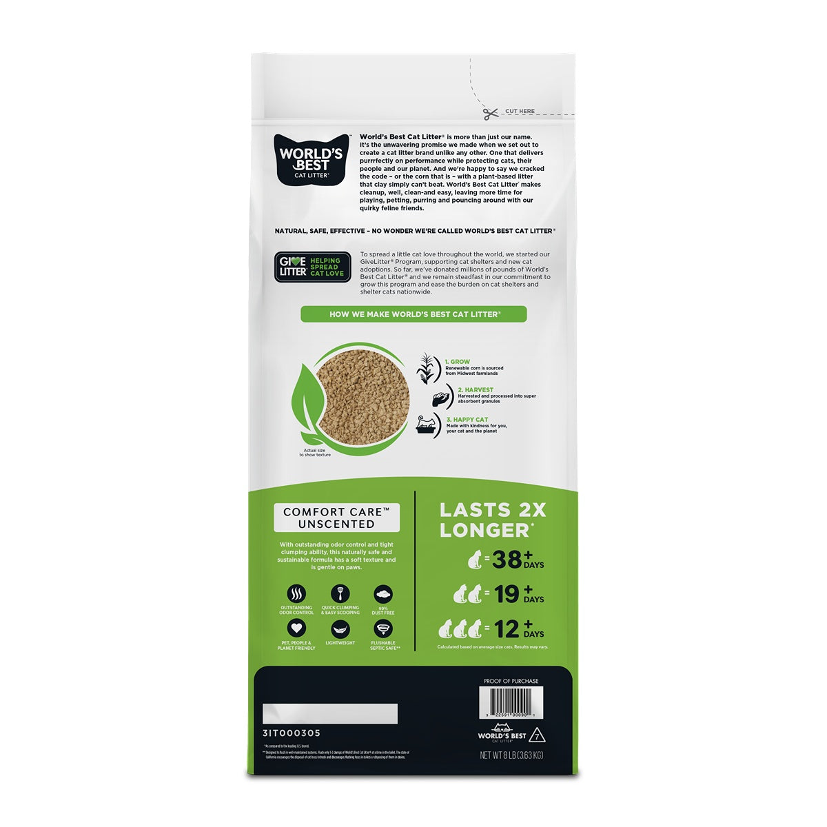 Worlds Best Clumping Cat Litter