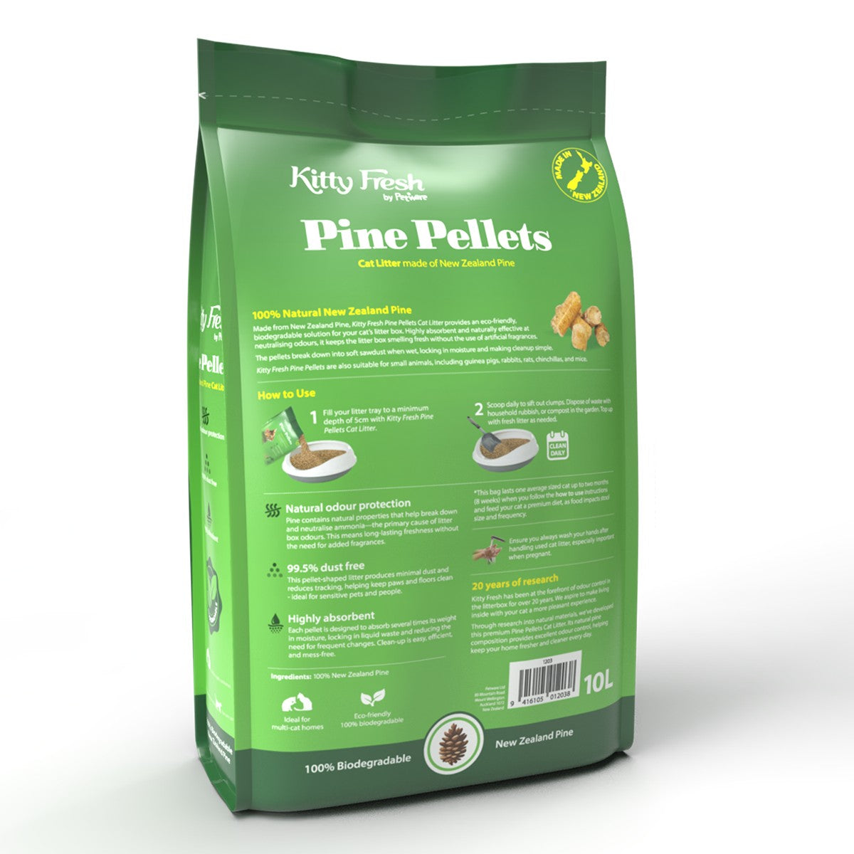 Kitty Fresh Pine Pellet Cat Litter