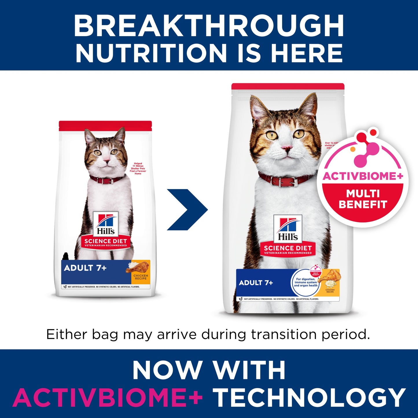 Hill's Science Diet Adult 7+ Senior Dry Cat Food