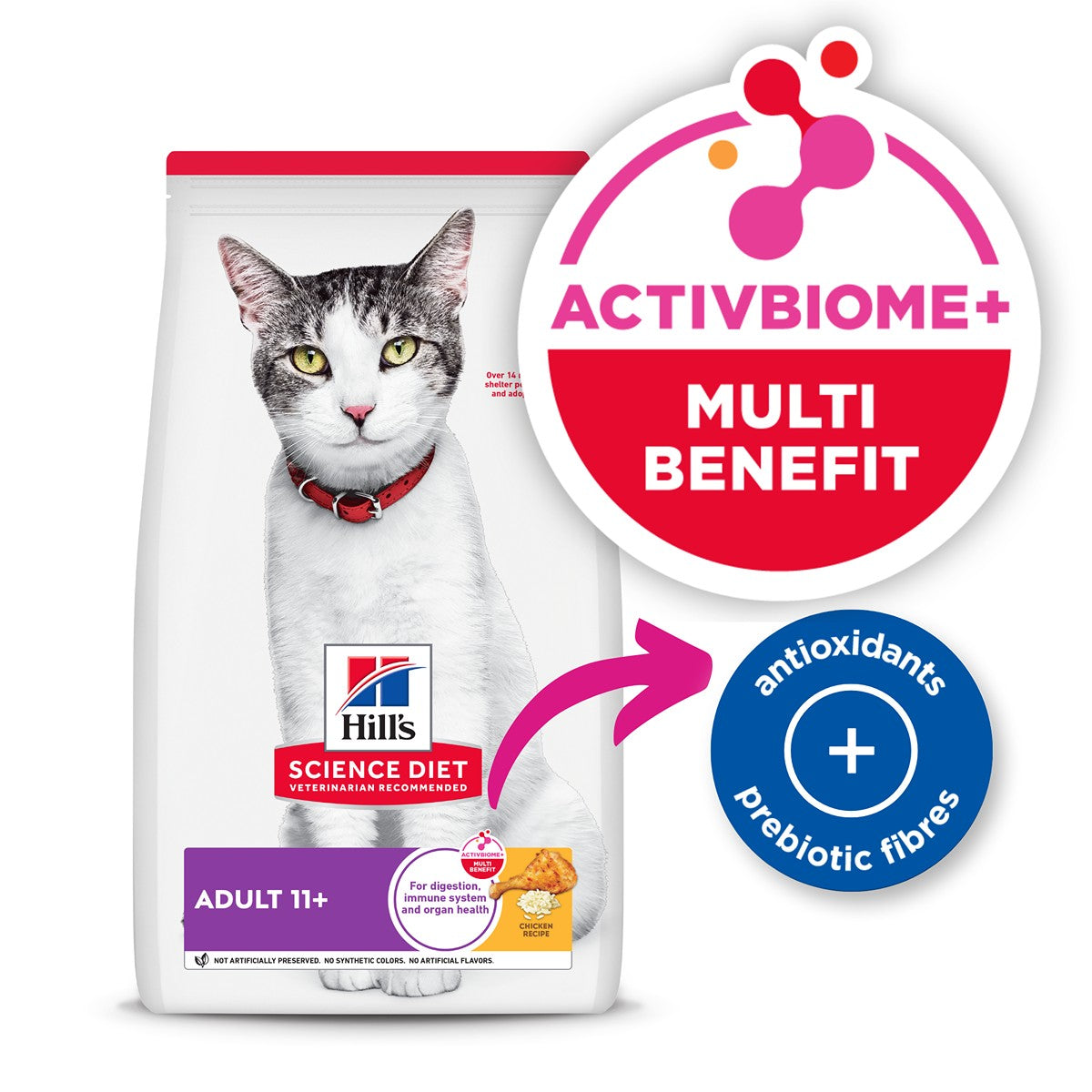 Hill's Science Diet Adult 11+ Dry Cat Food