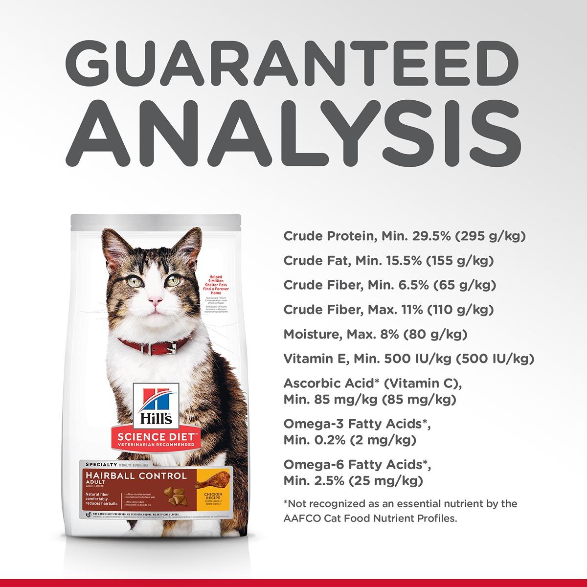 Hill's Science Diet Hairball Control Adult Dry Cat Food