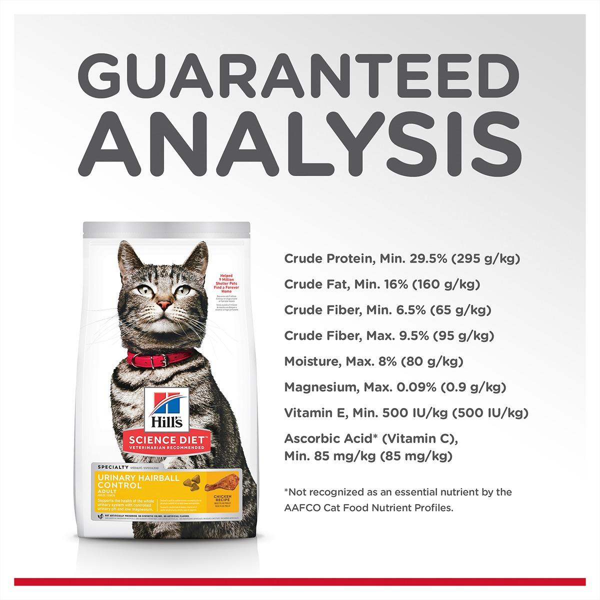 Hill's Science Diet Urinary Hairball Control Dry Cat Food