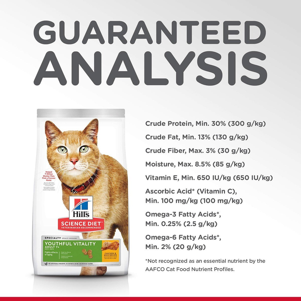 Hill's Science Diet Senior Cat Youthful Vitality 7+ Years Dry Cat Food