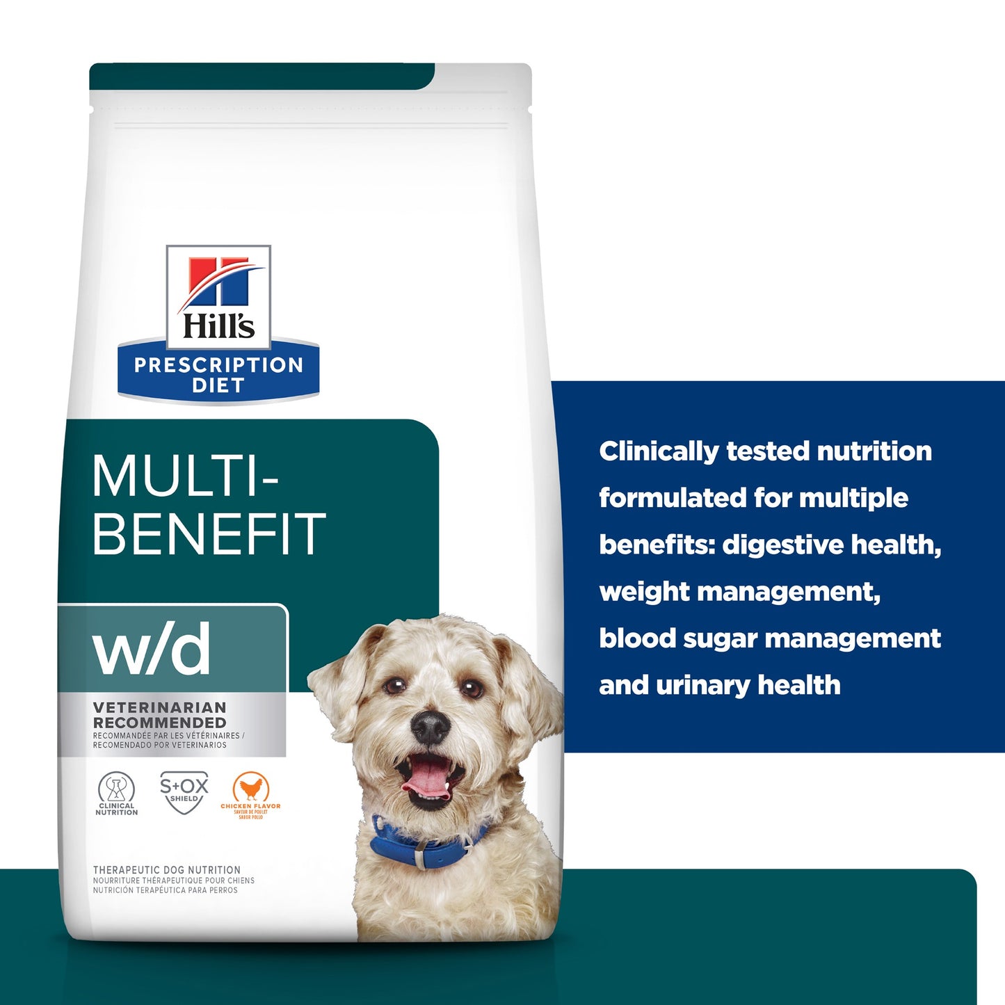 Hill's Prescription Diet w/d Multi-Benefit Dry Dog Food