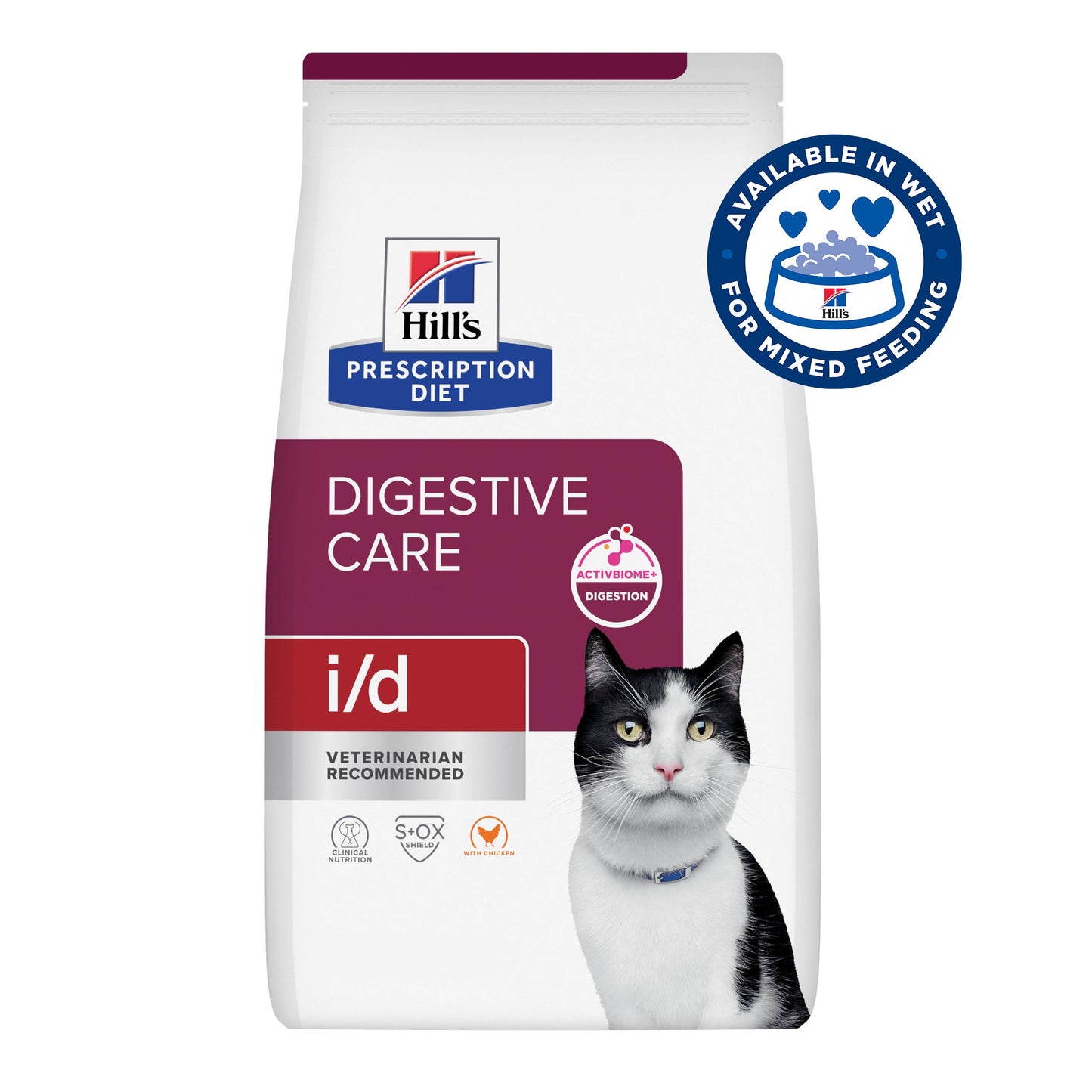 Hill's Prescription Diet i/d Digestive Care Chicken Dry Cat Food
