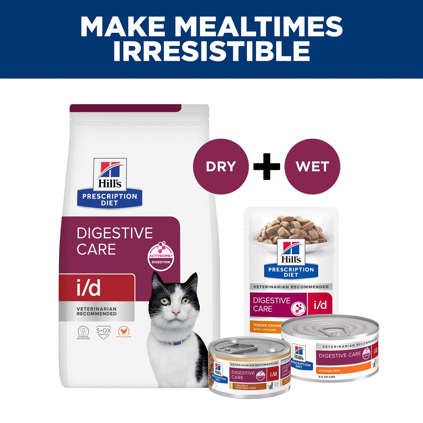Hill's Prescription Diet i/d Digestive Care Chicken Dry Cat Food