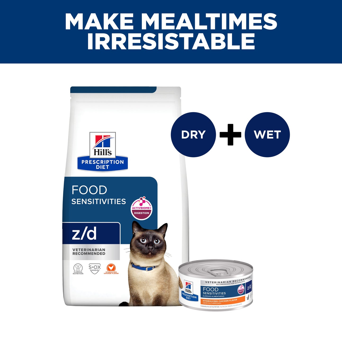 Hill's Prescription Diet z/d Skin/Food Sensitivities Original Dry Cat Food