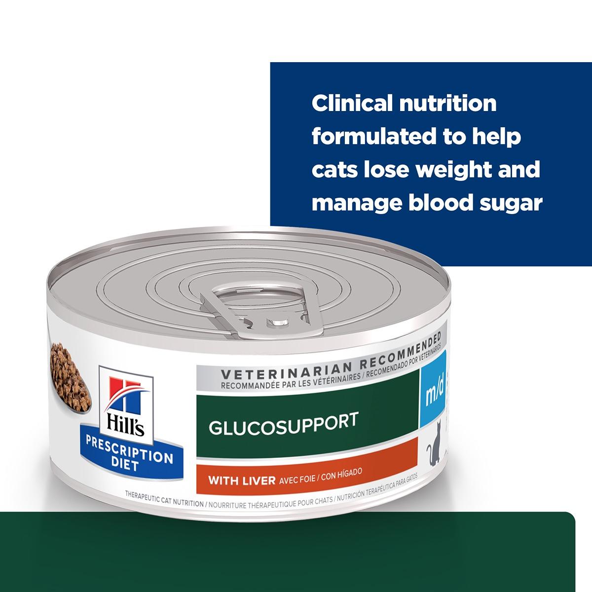 Hill's Prescription Diet m/d GlucoSupport Weight Management Wet Cat Food