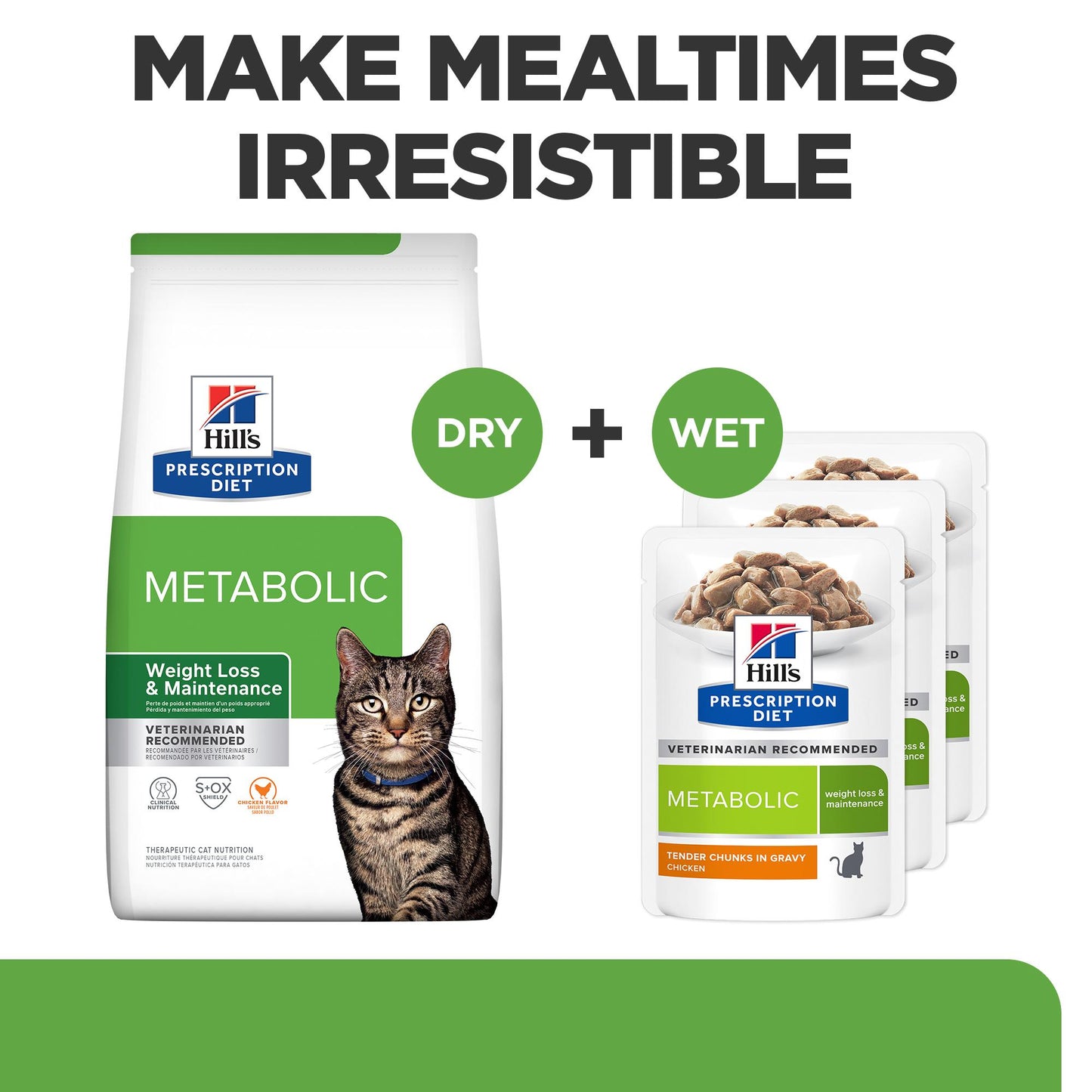 Hill's Prescription Diet Metabolic Weight Management Chicken Dry Cat Food
