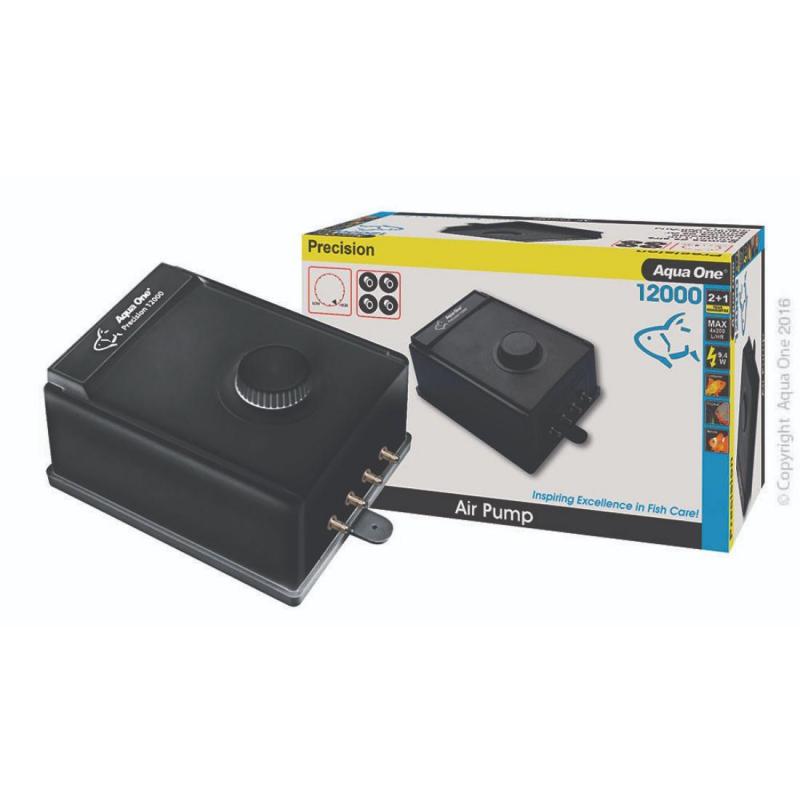 Aqua One Precision Air Pump 4 Outlet 12000