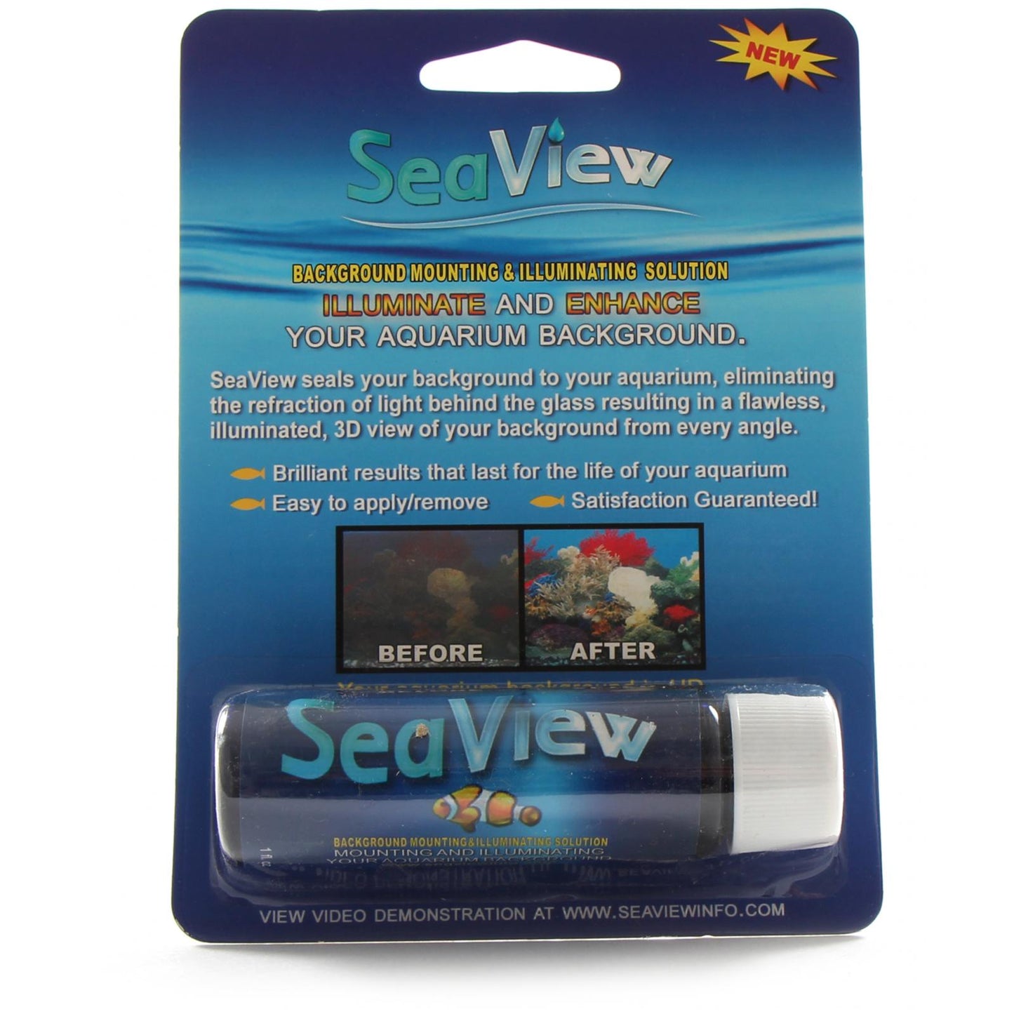 Seaview Mounting Gel For Aquarium Backgrounds