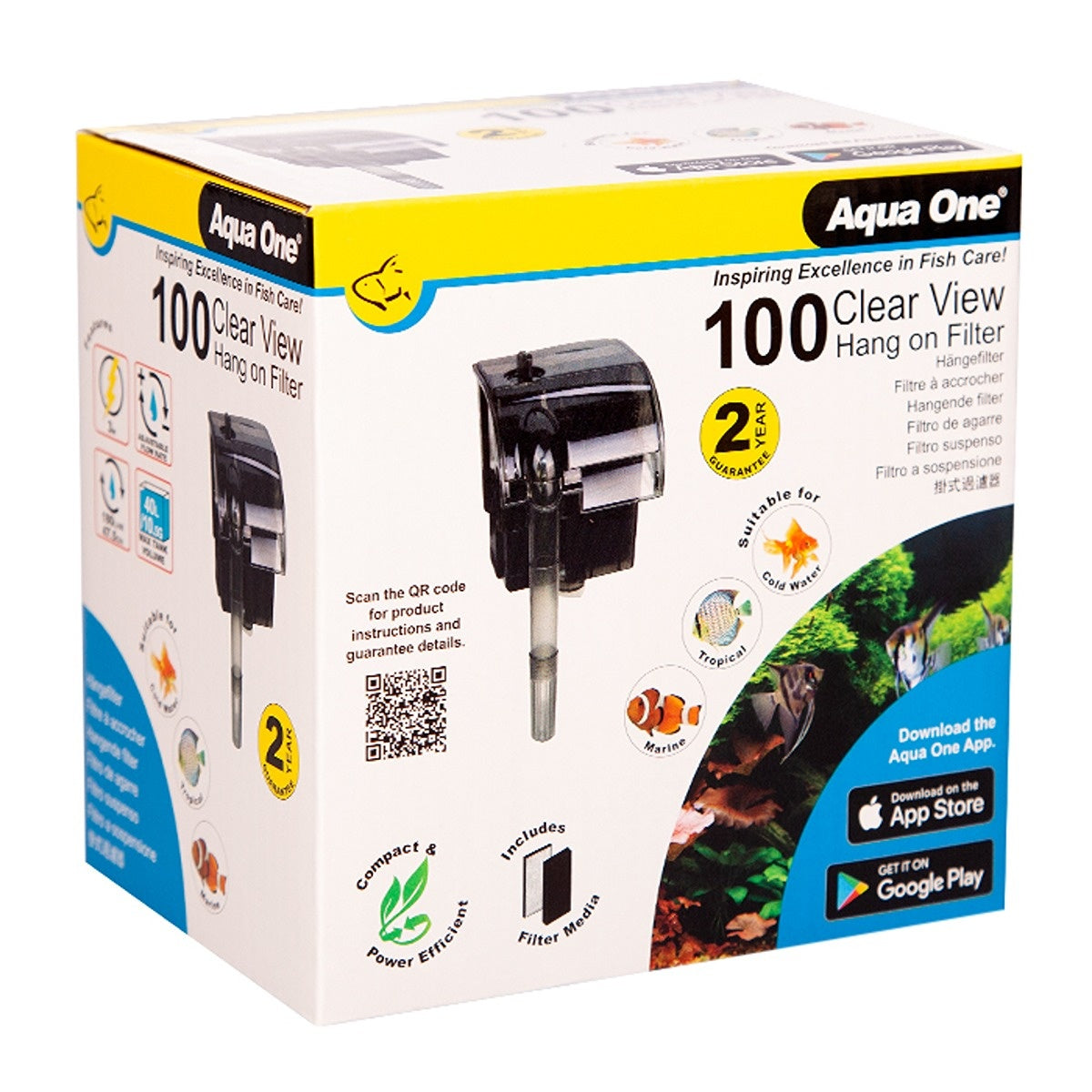 Aqua One Clear View Hang On Filter