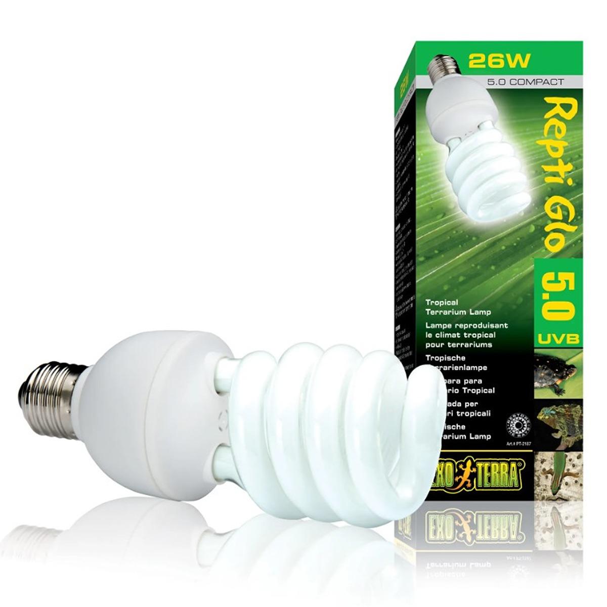 Exo Terra Repti Glo UVB 5.0 Compact Bulb