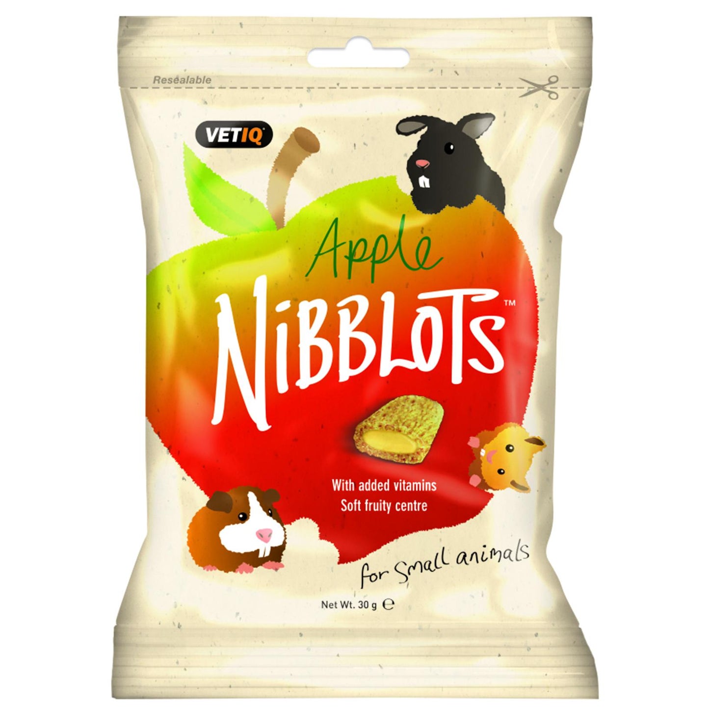 Vet IQ Nibblots Apple Small Animal Treats