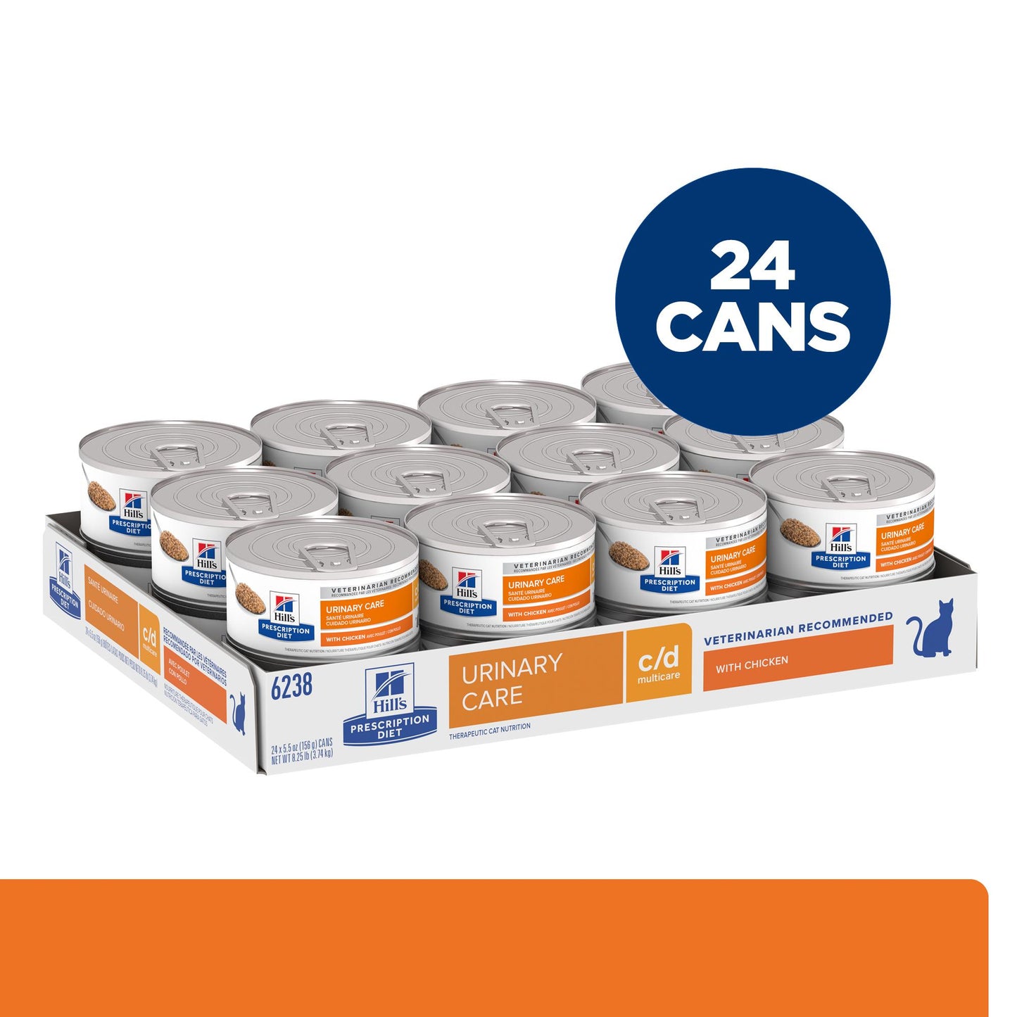 Hill's Prescription Diet c/d Urinary Care Chicken Canned Wet Cat Food