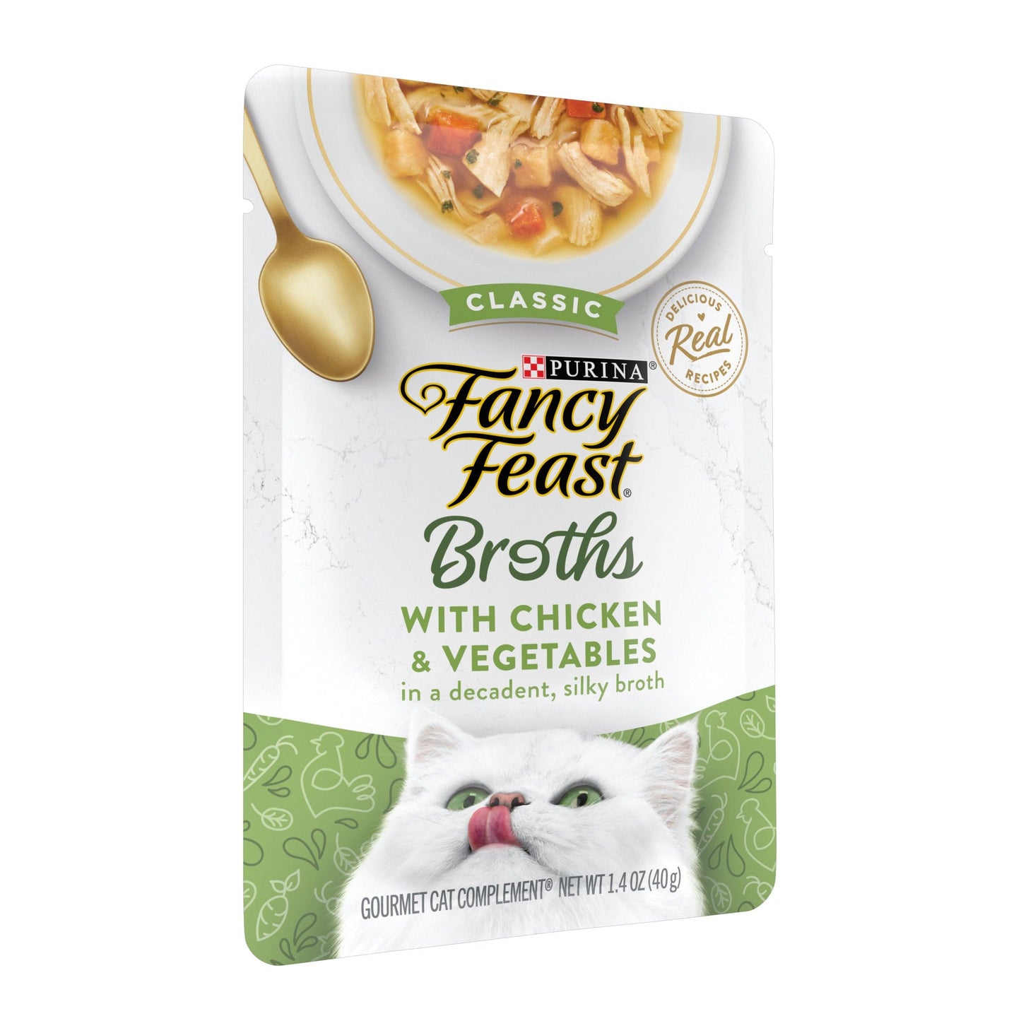 Fancy Feast Classic Broths Chicken & Vegetables Wet Cat Food