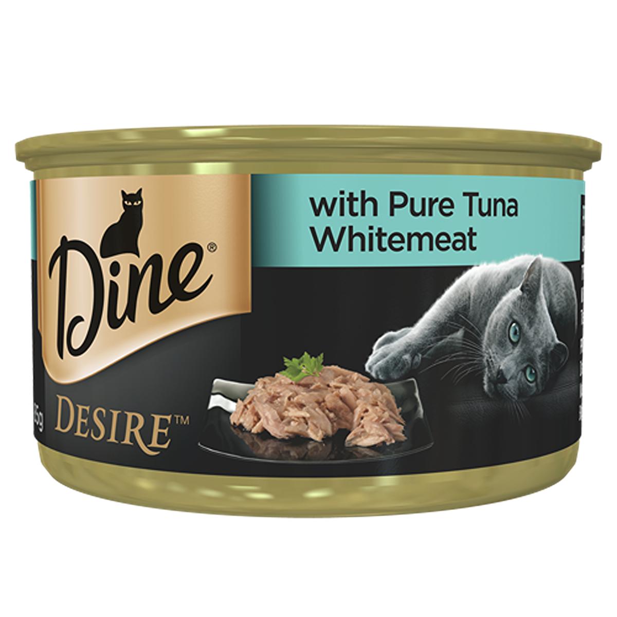 Dine Desire Pure Tuna Whitemeat Wet Cat Food