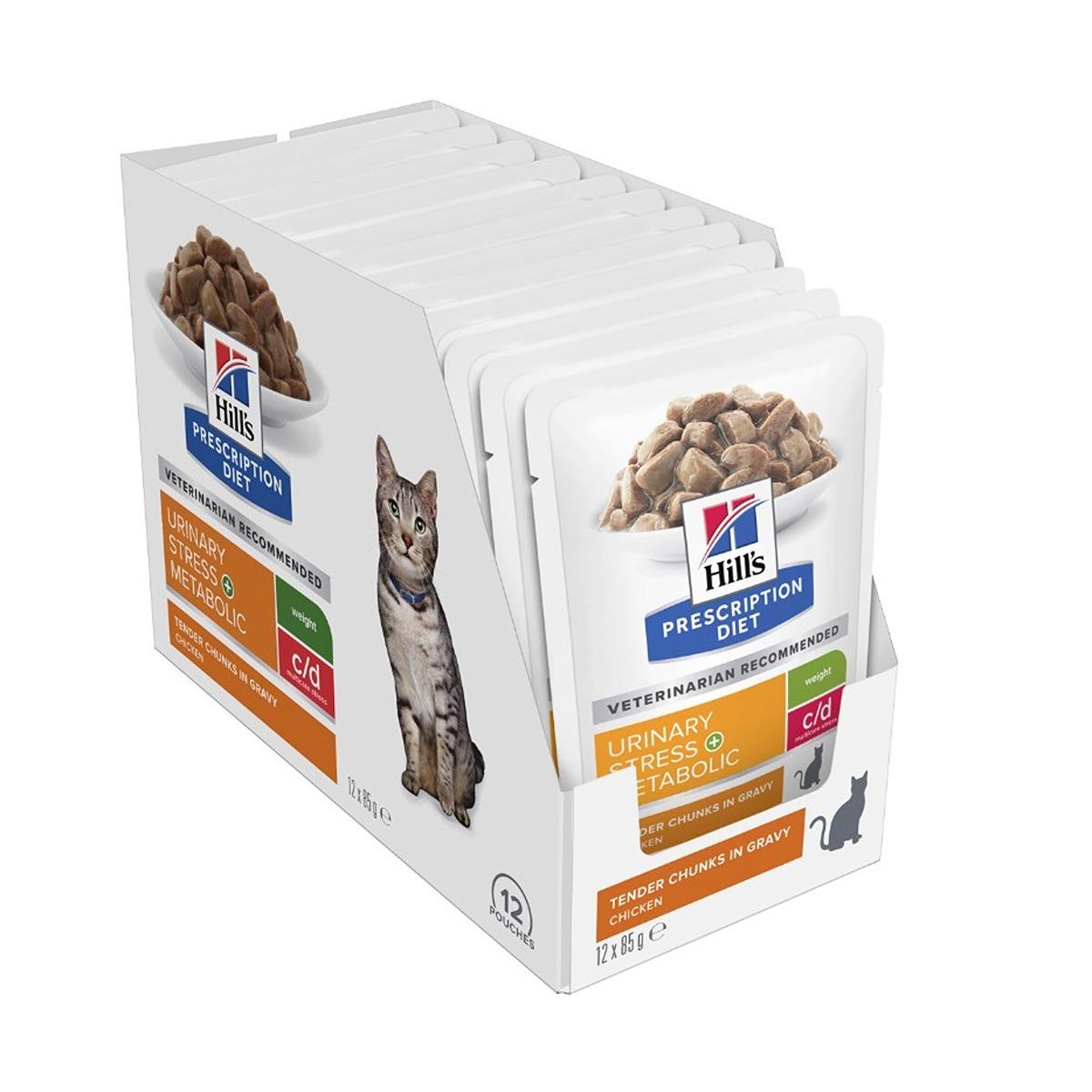 Hill's Prescription c/d Diet Urinary Stress + Metabolic Wet Cat Food
