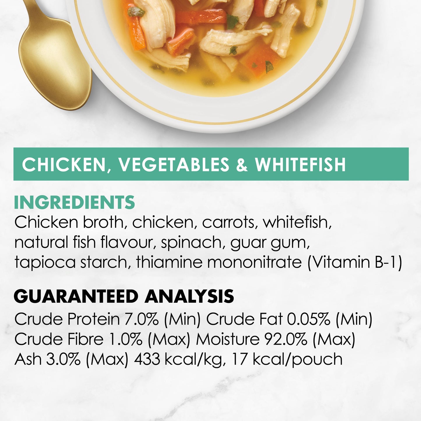 Fancy Feast Classic Broths Chicken Vege Whitefish Wet Cat Food