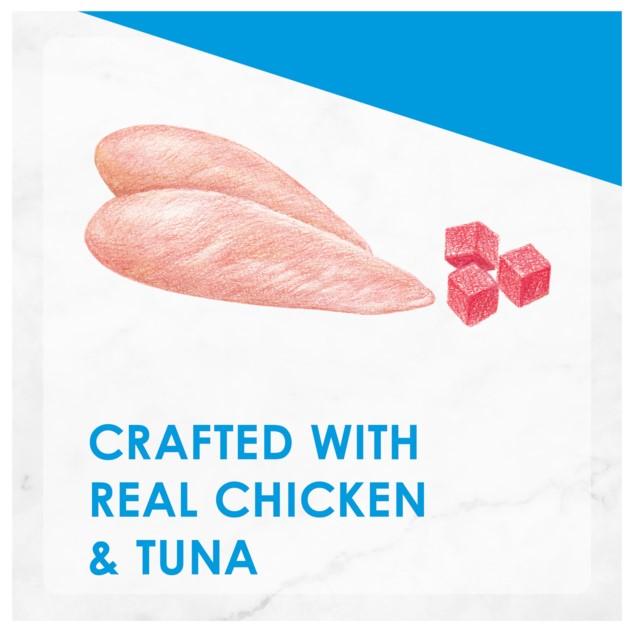 Fancy Feast Puree Kiss Chicken w/Tuna 4x10g