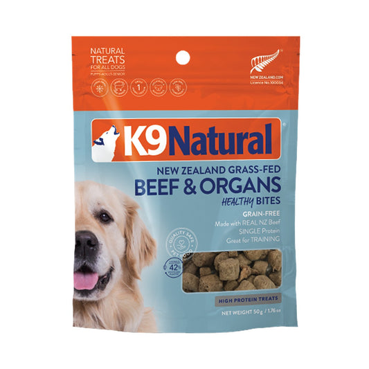 K9 Natural Beef Bites Freeze Dried Dog Treats