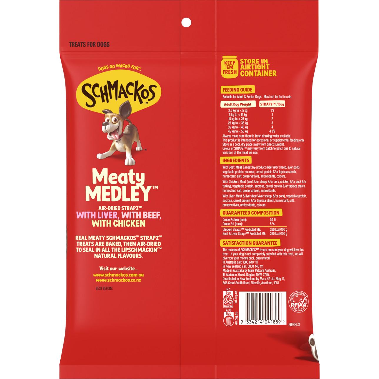 Schmackos STRAPZ Variety Pack Dog Treats
