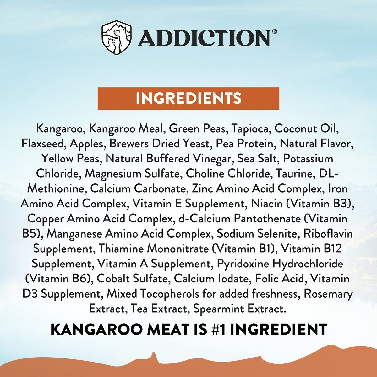 Addiction Sensitive Care Novel Protein Wild Kangaroo & Apples Dry Dog Food